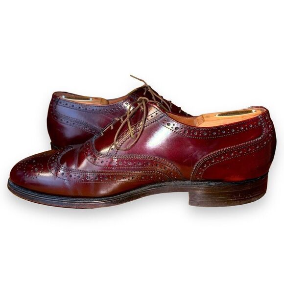 Hanover Handmade in USA Wingtip Oxford Dress Shoes 9.5 - Picture 6 of 10